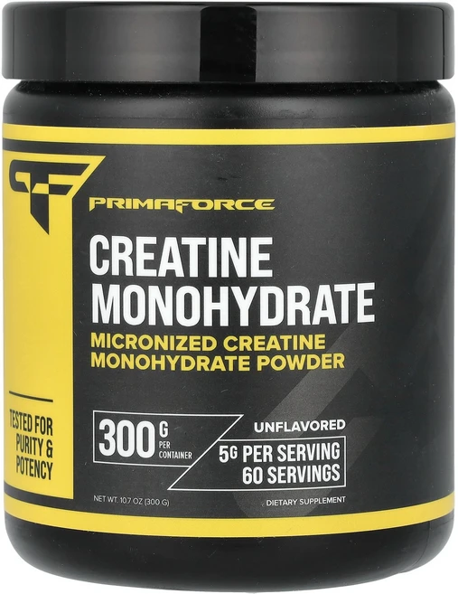 프리마포스 Primaforce 크레아틴 일수화물 무맛 300g10.7oz125113원산지:기타, 1개, 300g - 쿠팡
