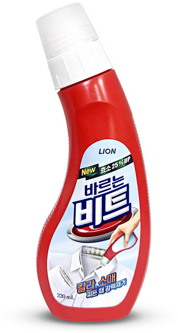 LION 바르는 비트 칼라 소매 와이셔츠 찌든때 부분 세탁 세제 220ml