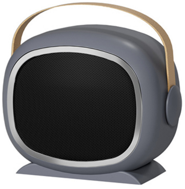 SORIKI PTC 서큘레이터형 온풍기, 회색