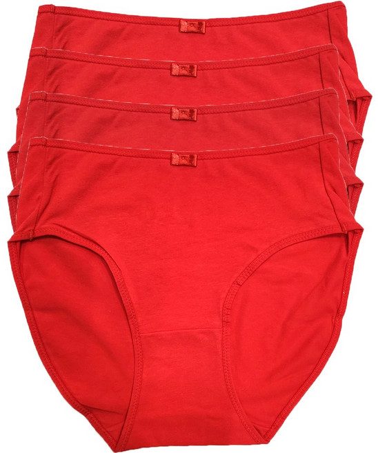 인유어스 여성용 BIG-빅사이즈 면스판 코튼 맥시 팬티 4종 세트