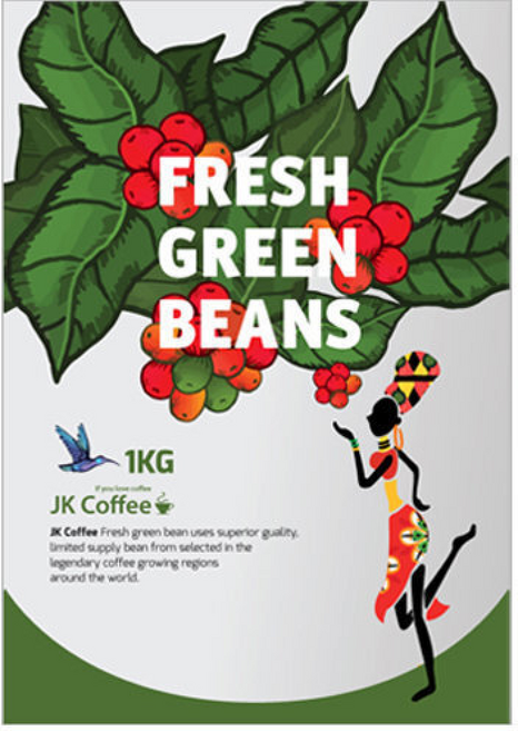 JK커피 생두 이디오피아 시다모 G2 위시드, 1개, 1개입, 1kg