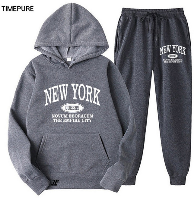 심플 트레이닝 커플 세트 헬스장 남녀공용 오버핏 후드티세트 스트릿 감성