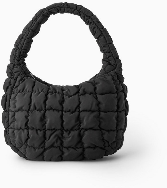 COS 코스 스몰 퀼팅백 블랙 구름백