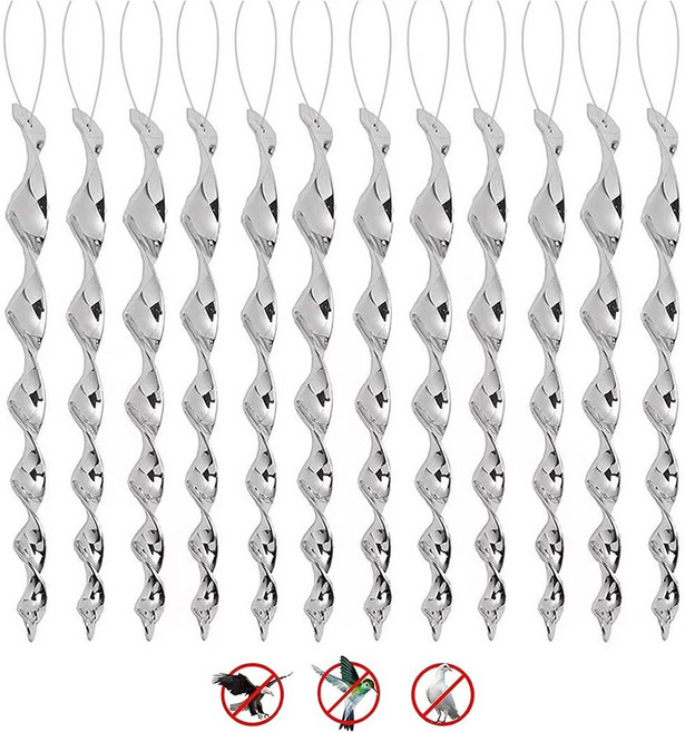 조류퇴치기 새퇴치기 반사봉 버드바 까마귀퇴치 참새퇴치, 12개