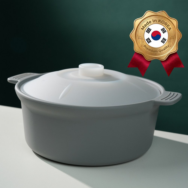 소노리떼 국산 실리콘 특대형 계란찜기 1.5L 대용량 대가족, 그레이, 1개