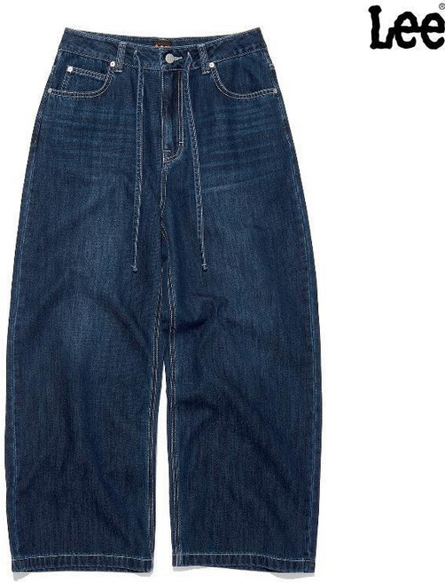 {!백화점정품!} LEE 우먼 썸머 오버사이즈드핏 텐셀 데님 팬츠 인디고 다크 (LE2602IP77ID)