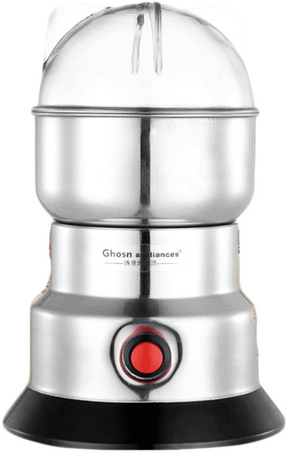 Ghosn appliances 電動磨粉機 大容量 贈備用刀及刷子, 1個, 大容量電動研磨機, N/A