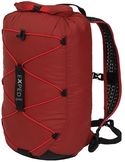 EXPED Cloudburst 輕量防水背包 25L/15L 防水係數PU10000 mm, 酒紅15L