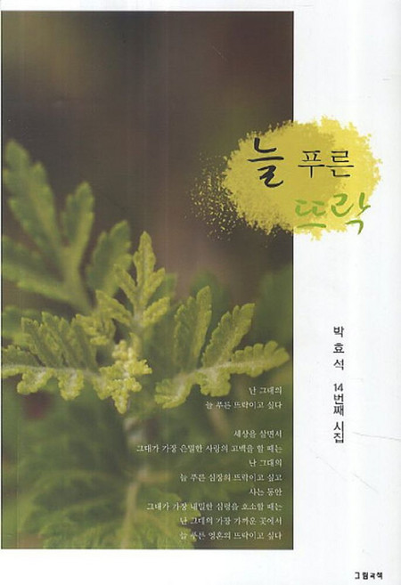 늘 푸른 뜨락:박효석 14번째 시집, 그림과책, 박효석 지음