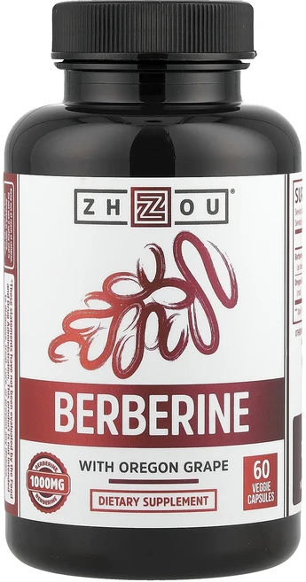 Zhou Nutrition 베르베린 함유 오리건 포도 1000mg 베지 캡슐 60정(캡슐 1정당 500mg), ZhouNutrition베르베린함유오리건포도1000mg, 1개, 60정 - 쿠팡