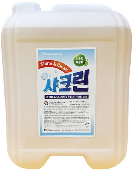 샤크린 다목적 세정제 18kg, 1개