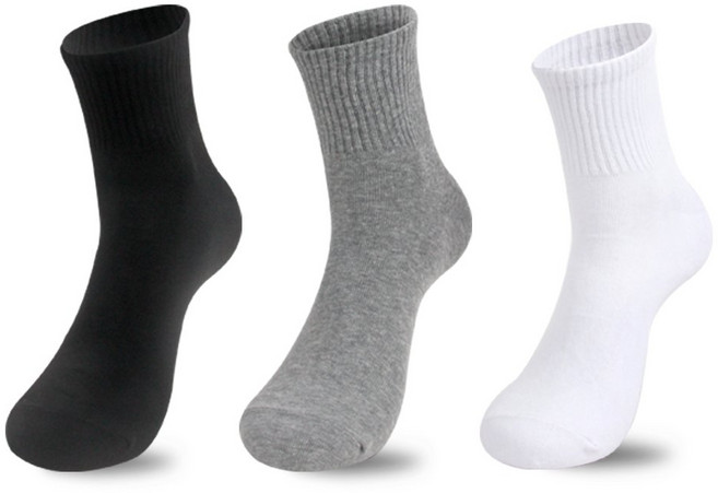 100% 천연 순면 국산 땀흡수 여성 봄 유니키 중목양말 세트