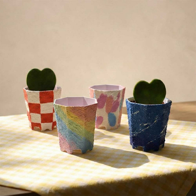 솜씨키트 힙한 나만의 화분 힙팟 꾸미기 DIY키트 단체 체험 수업 하트호야, 힙팟꾸미기, 구매안함