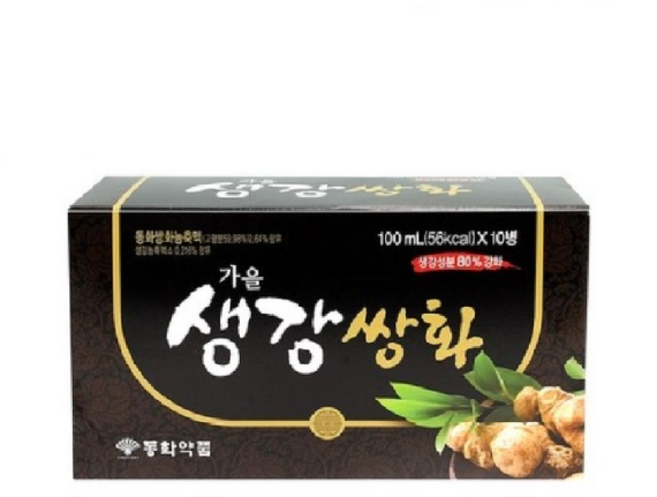 동화 생강 쌍화 한방 탕 음료 드링크, 100ml, 10개