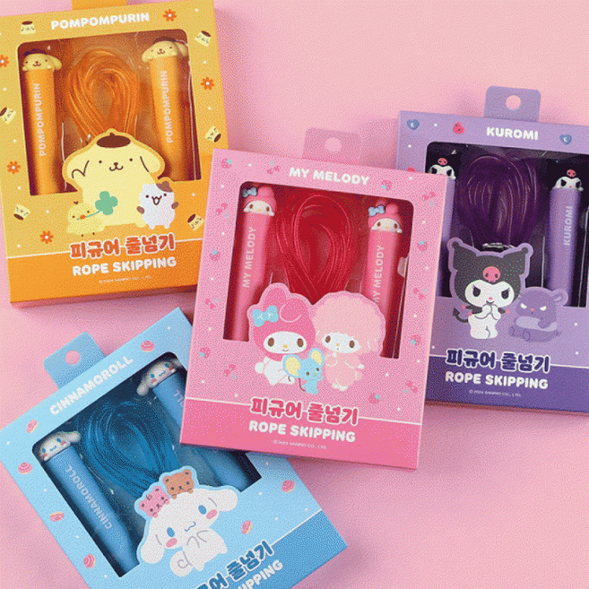 어린이 초등학생 산리오 캐릭터 줄넘기 cls*740DR, 마이멜로디, 1개