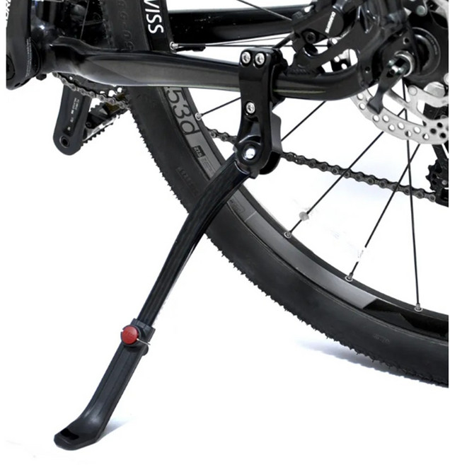 발통마켓 자전거 킥 스탠드 MTB 24인치~29인치 외발 거치대 길이조절, 1개