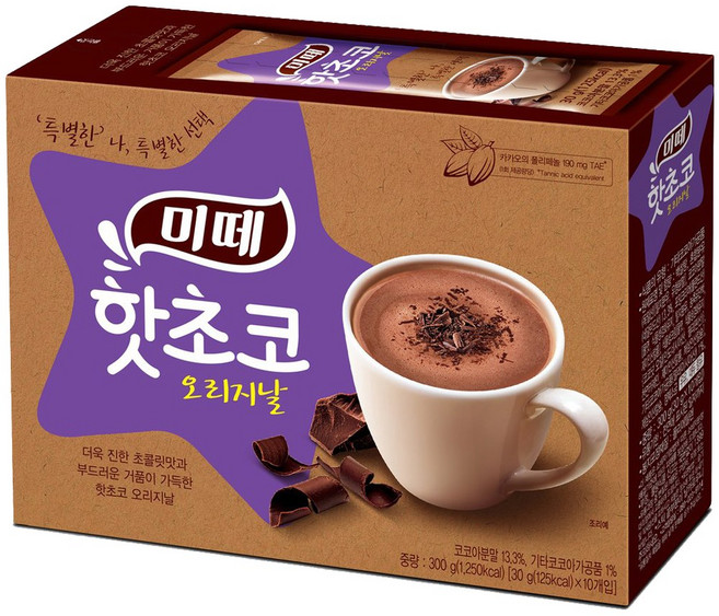 미떼 핫초코 오리지날, 30g, 10개입, 1개
