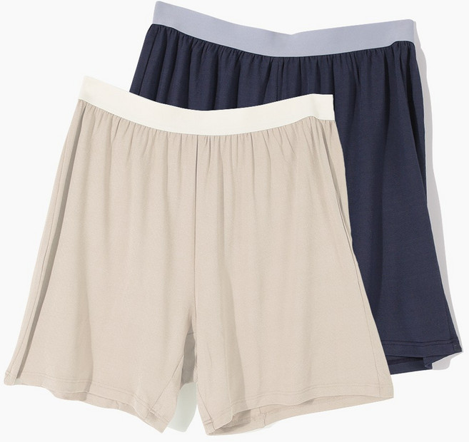 소소미도 국산 쿨 인견 사각 팬티 2매 여자 트렁크 속바지 빅사이즈