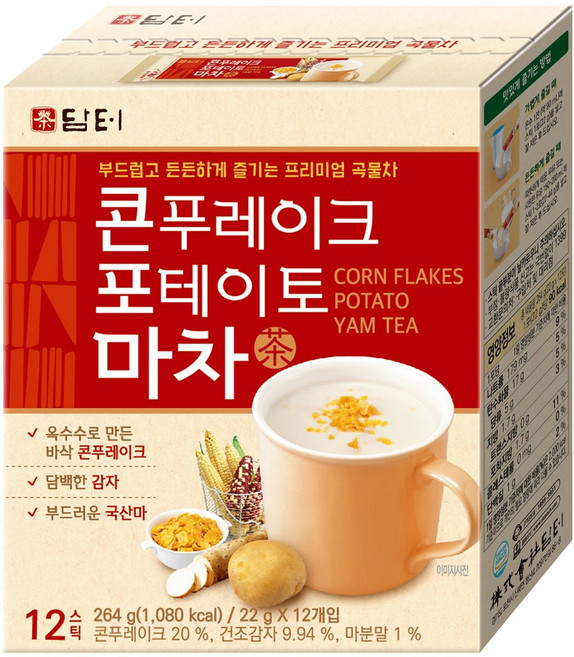 담터 콘프레이크 포테이토 마차, 22g, 12개입, 1개