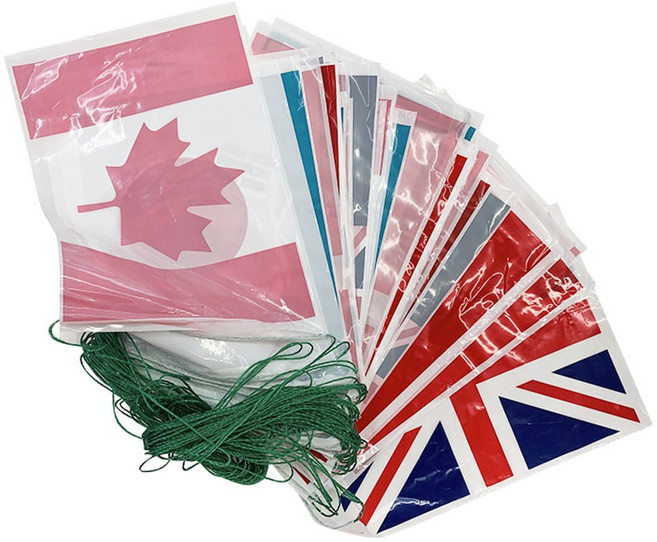 풍선대통령 비닐만국기 45M 체육대회 운동회 개업 오픈 행사용품, 1개