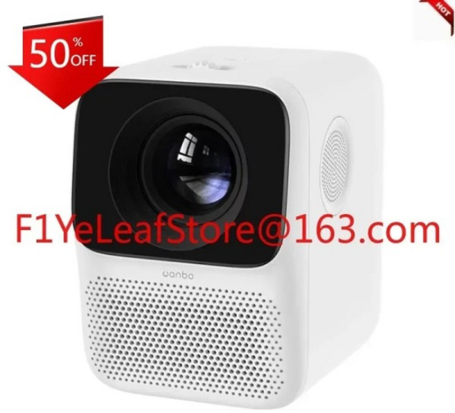 오리지널 미니 프로젝터 샤오미 T2 MAX 1080P 홈 안드로이드 시스템 LED 인터내셔널 에디션 판매, 01 EU