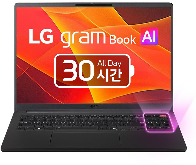 2026 LG그램북 16 AI 4세대 R5 윈도우11 가성비 노트북, 16U55U-GS5CK, WIN11 Home, 16GB, 256GB, 타이탄블랙