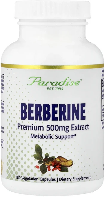 헁복하고 건강하세요 Paradise Herbs 베르베린 500mg 베지 캡슐 180정 늘 챙기셔야합니다, ParadiseHerbs베르베린500mg베지캡슐180정, 1개 - 쿠팡