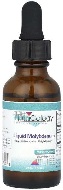 뉴트리콜로지 몰리브덴 리퀴드 Liquid Molybdenum 30ml, 1개 - 쿠팡