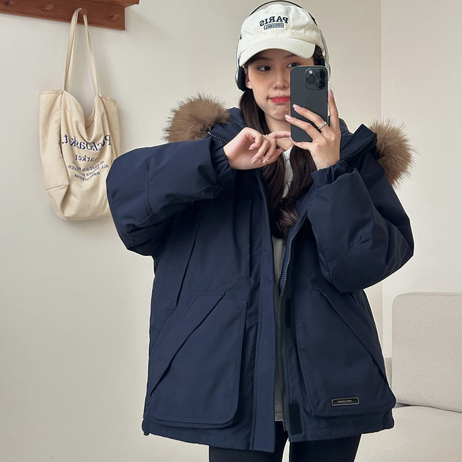 여성 오버핏 벌룬 패딩 점퍼