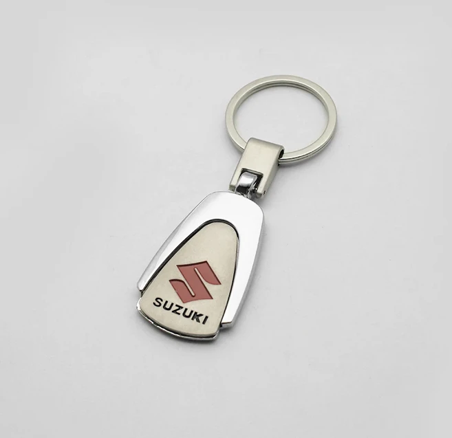 스즈키 그랜드 스위프트 SX4 짐니 비타라 발레노 3D 메탈 가죽 자동차 엠블럼 키체인 독특한 액세서리 키링, 05 1Pcs Suzuki