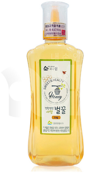 (메카몰) 강원양봉 허니드림 사양벌꿀 1kg / 허니쉼 벌꿀, 1개