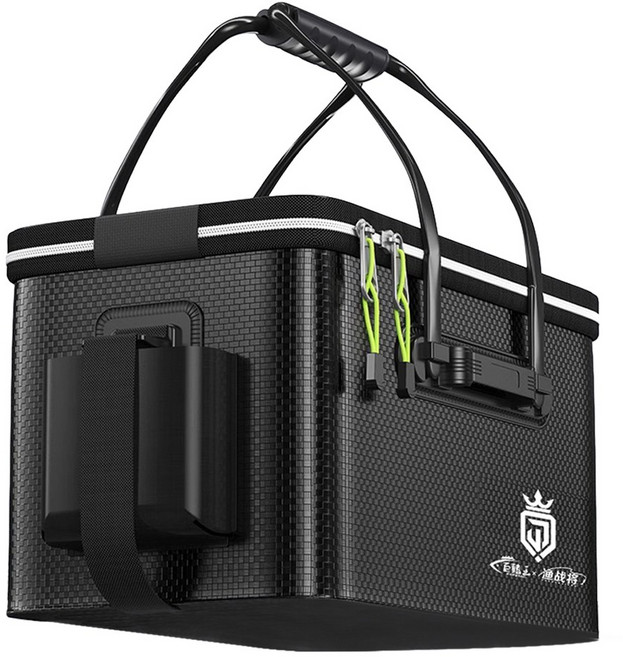 웨일릿 낚시 살림통 밑밥통 낚시가방, 딥씨 블랙, 퀵 피시 캐스팅모델