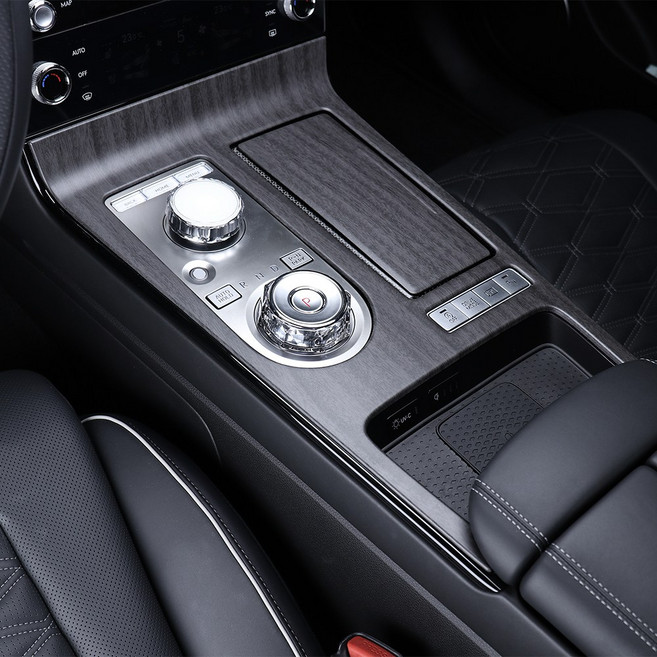 유투카 호환 G80 RG3 페이스리프트 차량 튜닝 기어패널 커버, 기타, 기어패널 커버 2P [A타입-우드]