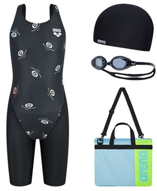 아레나 A4BG1KG05 BLK무빙 여아동 4부 반신 키트