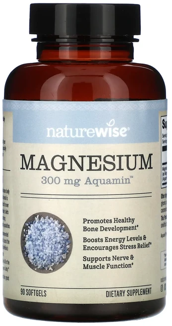 단백질 비타민 철분 마그내슘 칼슘 NatureWise 마그네슘 소프트젤 90정(소프트젤 1정당 100mg) 고루고루섭취해주세요, NatureWise마그네슘소프트젤90정소프트젤1정당10, 90정 - 쿠팡