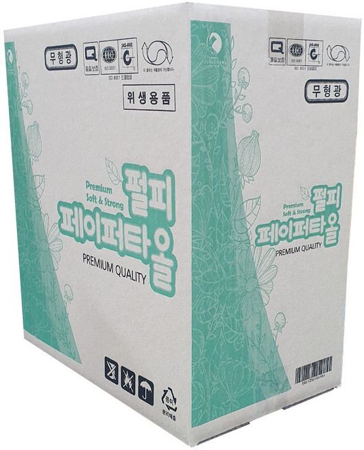 와이케이 핸드타올 페이퍼타올 펄피핸드타올20밴드 잉크자국없는페이퍼타올, 1개