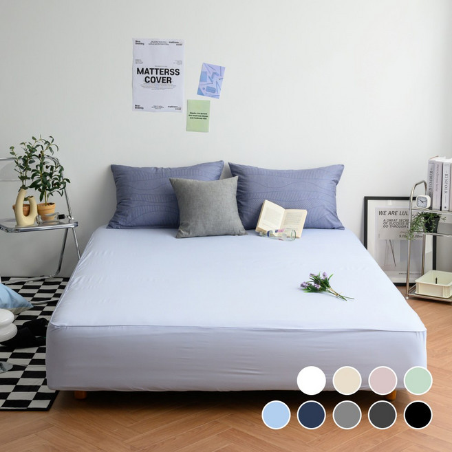 슬리안 높은 국산 순면 매트 매트리스 침대 커버 시트