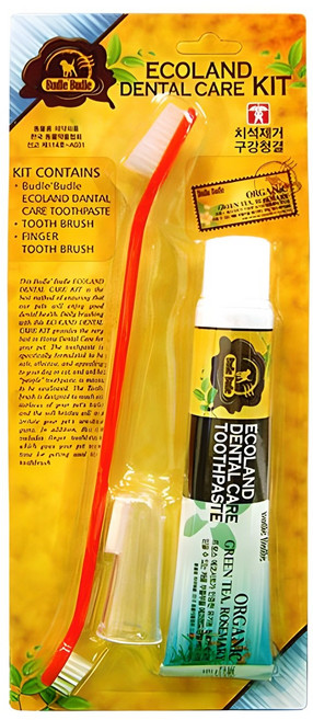 부들부들 에코랜드 반려동물 치약칫솔세트, 70g, 1세트