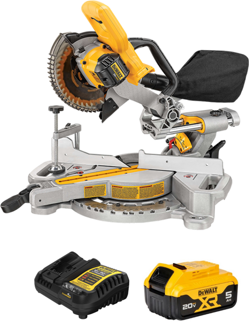 DCS361P1 디월트 20V 각도 절단기 세트 (충전기 1개 5.0배터리1개 세트)