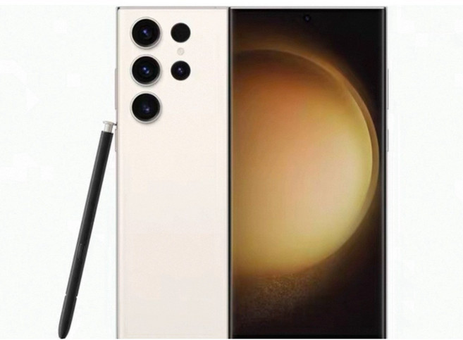 새로운 삼성 정품 S23 울트라 스타일러스 S23U 터치펜 EJ-PS918 스마트 블루투스 리모컨 S펜 일반 세트, 1개, 흰색