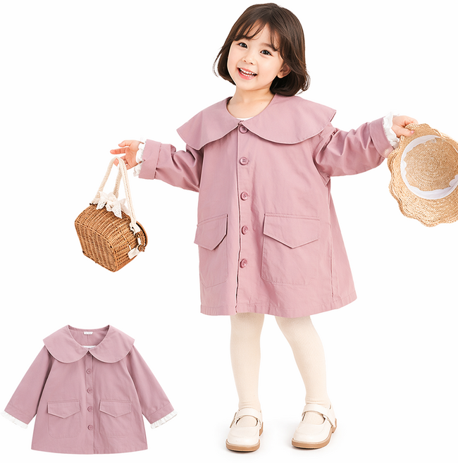 여아 유아 아기무스탕 떡볶이 롱코트 키즈 아동복 주니어옷