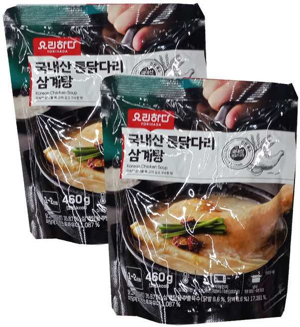 요리하다 국내산 통닭다리 삼계탕, 2개, 460g