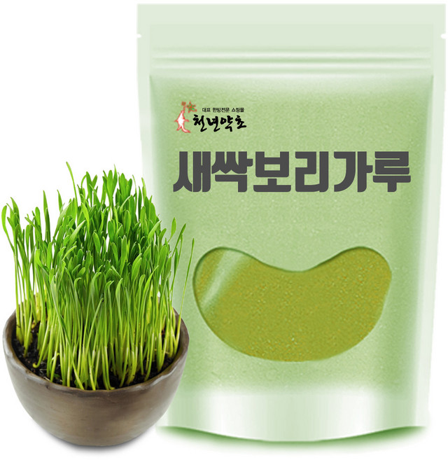 천년약초 국내산 햇 새싹보리분말 가루 500g, 1개