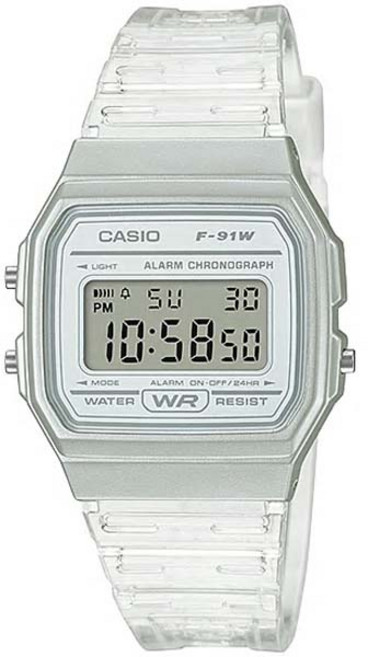 카시오 레트로 쿼츠 우레탄시계 F-91WS-7DF