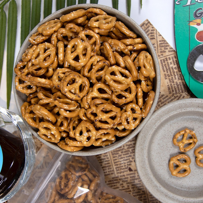 미니 프레첼 소금맛 솔트 베이킹 과자 오리지널 대용량 간식 탕비실 업소용, 1개, 450g