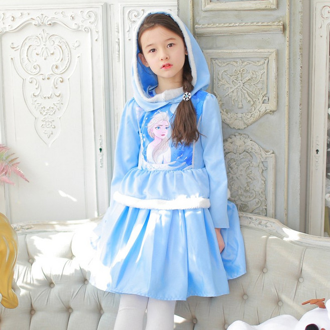 모자 엘사 원피스 기모 여아 유아 아동 크리스마스 선물