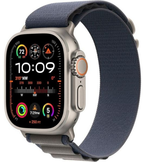 애플 워치 울트라2 티타늄 49mm GPS 셀룰러, Apple Watch 울트라 2 [GPS + 셀룰러,, 티타늄 인디고 알파인