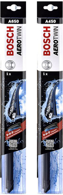 보쉬 에어로 트윈 EPDM 와이퍼 블레이드 A650 + A450 세트, 1세트