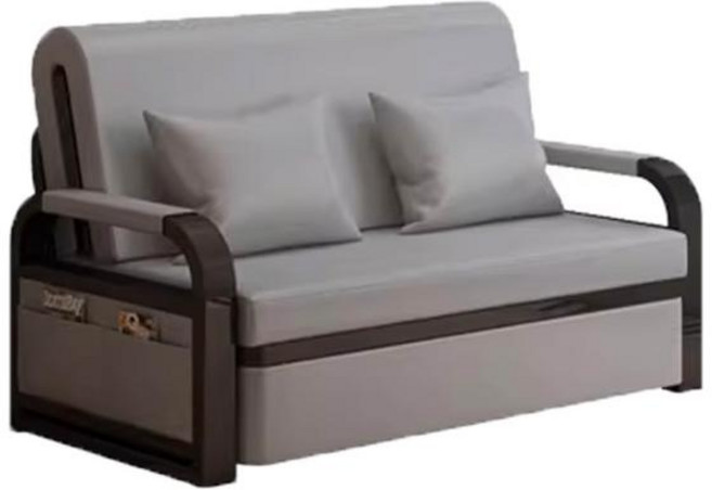 1.58米寬變沙發床 可睡2人 帶收納功能 灰色