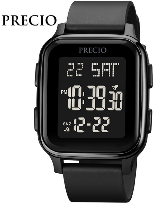 프레시오 스포츠 방수전자손목시계 실용 디지털시계 P2211-RG